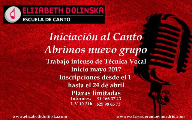 Cartel grupo iniciacion mayo