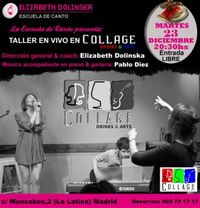 TALLER EN VIVO EN COLLAGE